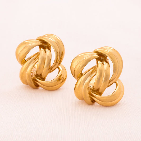 Givenchy-Ohrclips-elegant-geschwungen-und-vergoldet