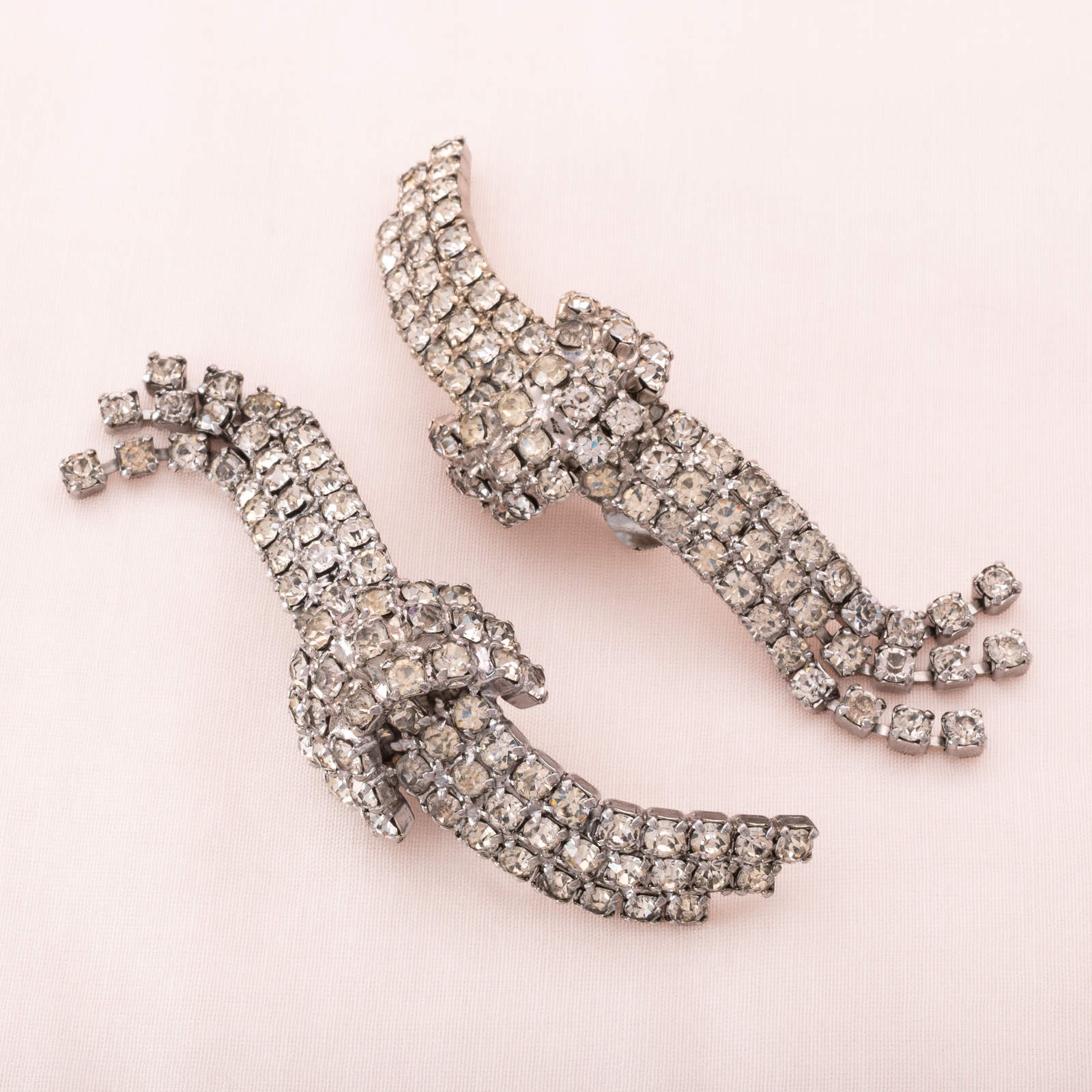 MUSI rhinestone shoe clips from the 60s – Find Vintage Beauty