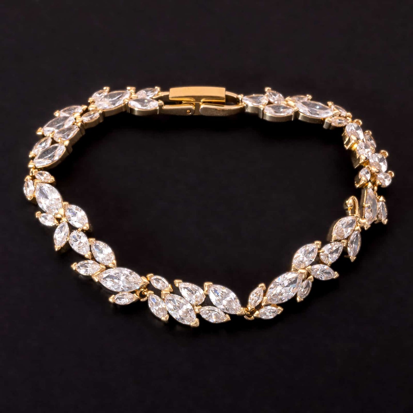 Swarovski-Kristall-Armband-Navette-Schliff-Tennisarmband