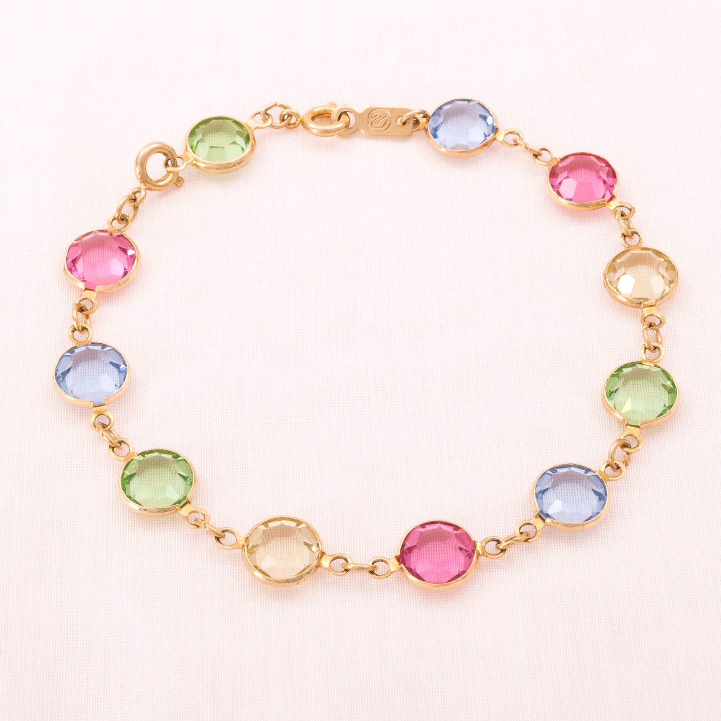 Swarovski-Armband-bunte-Kristalle-21cm