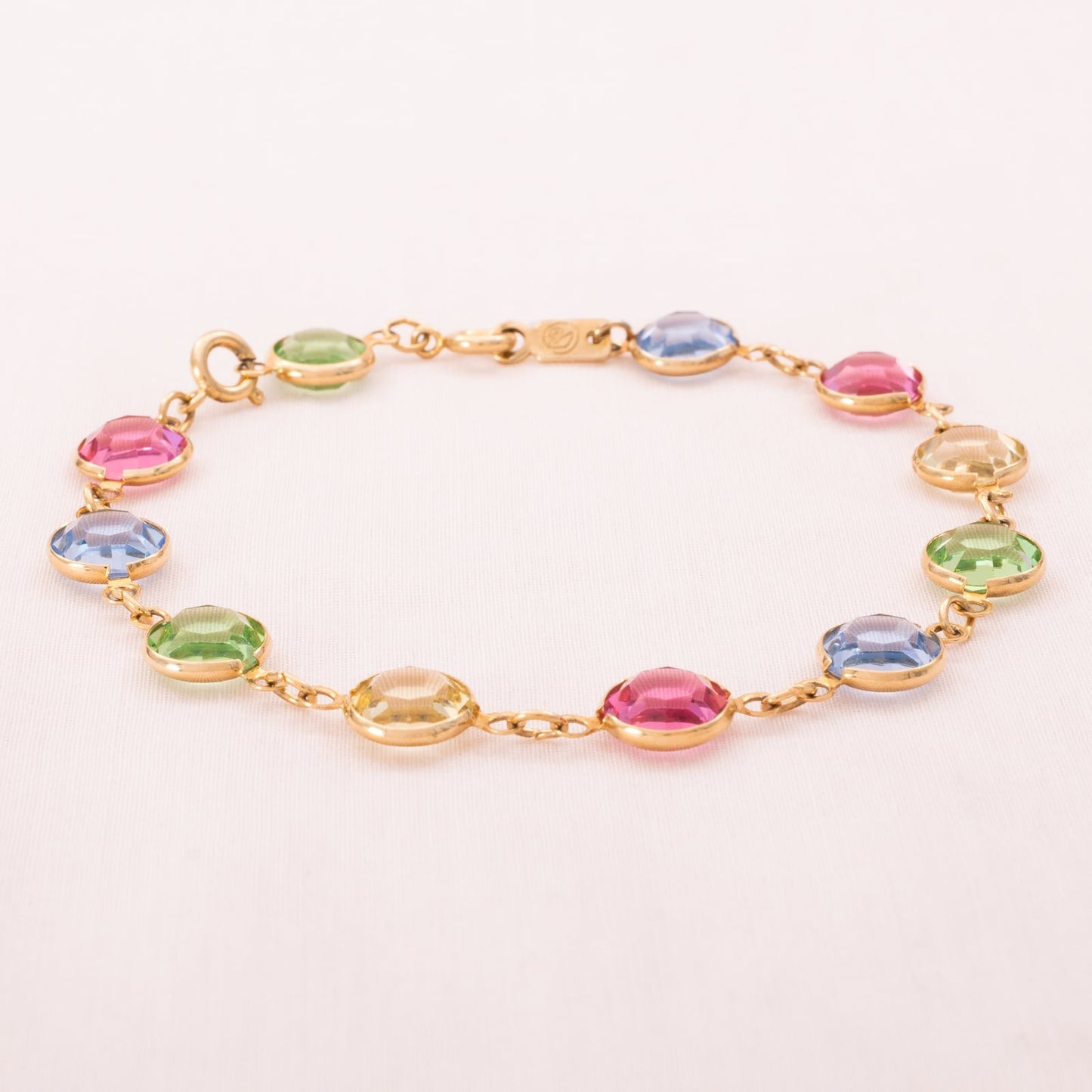Swarovski-Armband-bunte-Kristalle-21cm