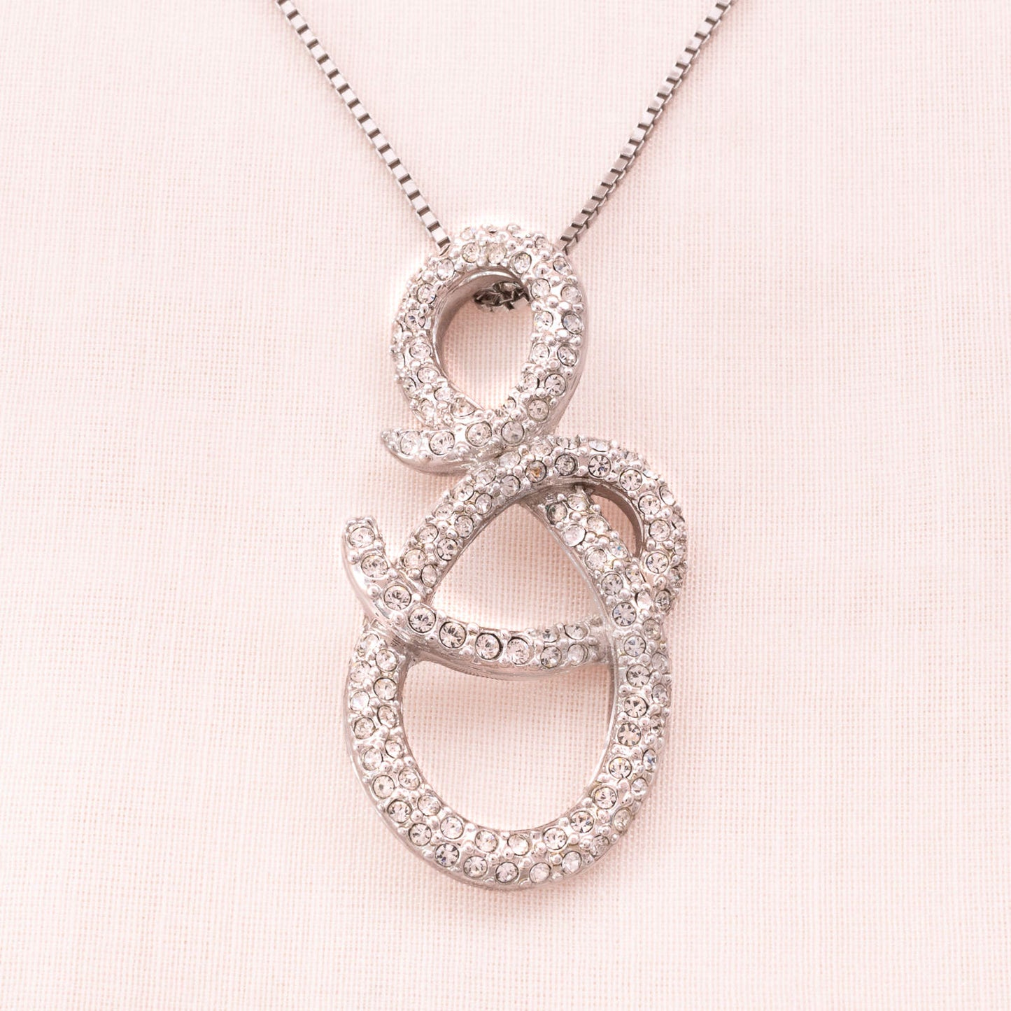 Swarovski-Halskette-mit-kristallbesetztem-Anhänger