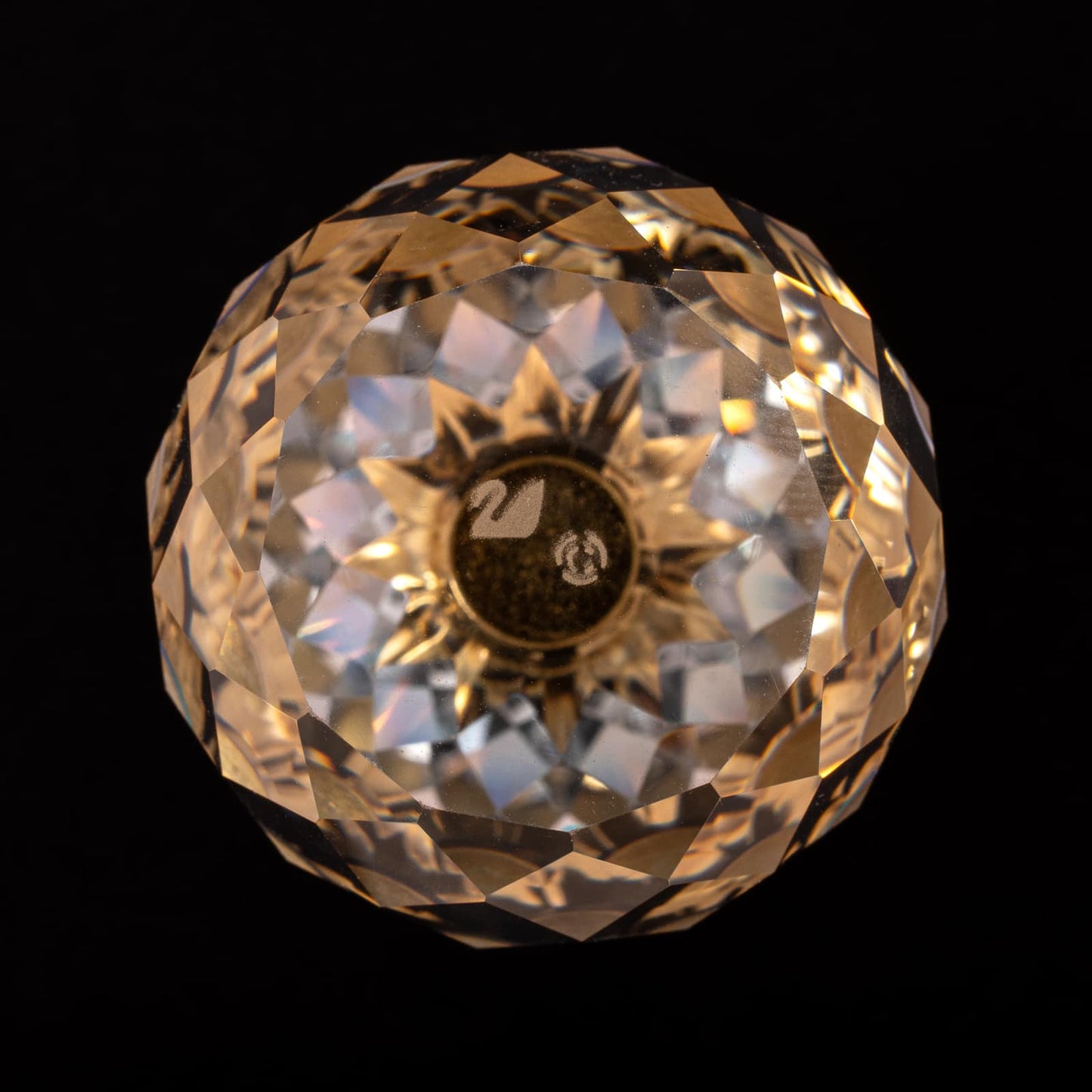 Swarovski-glitzerde-Kristall-Ananas-Schwan-Signatur