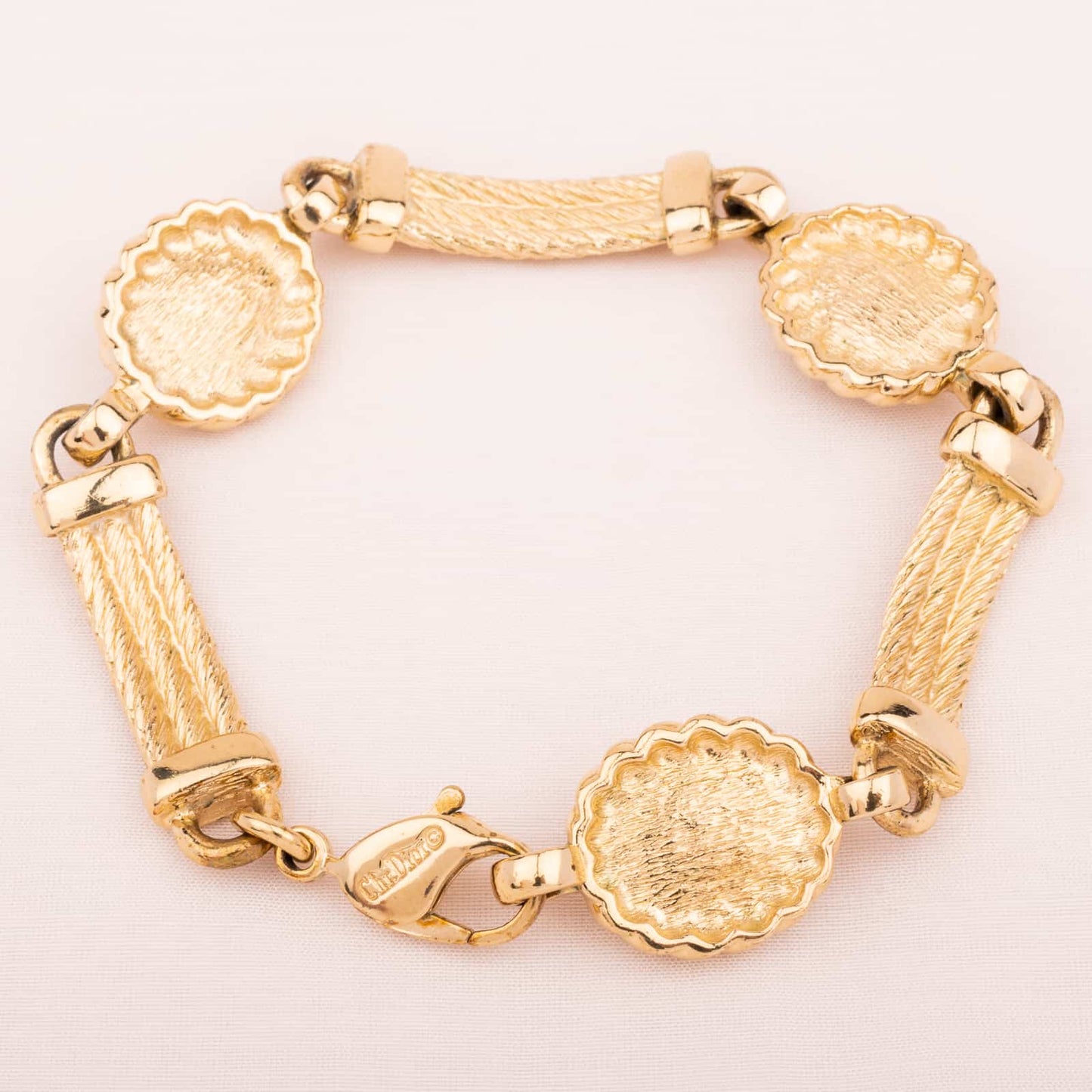 Dior-Armband-Rückseite-vergoldet-90s