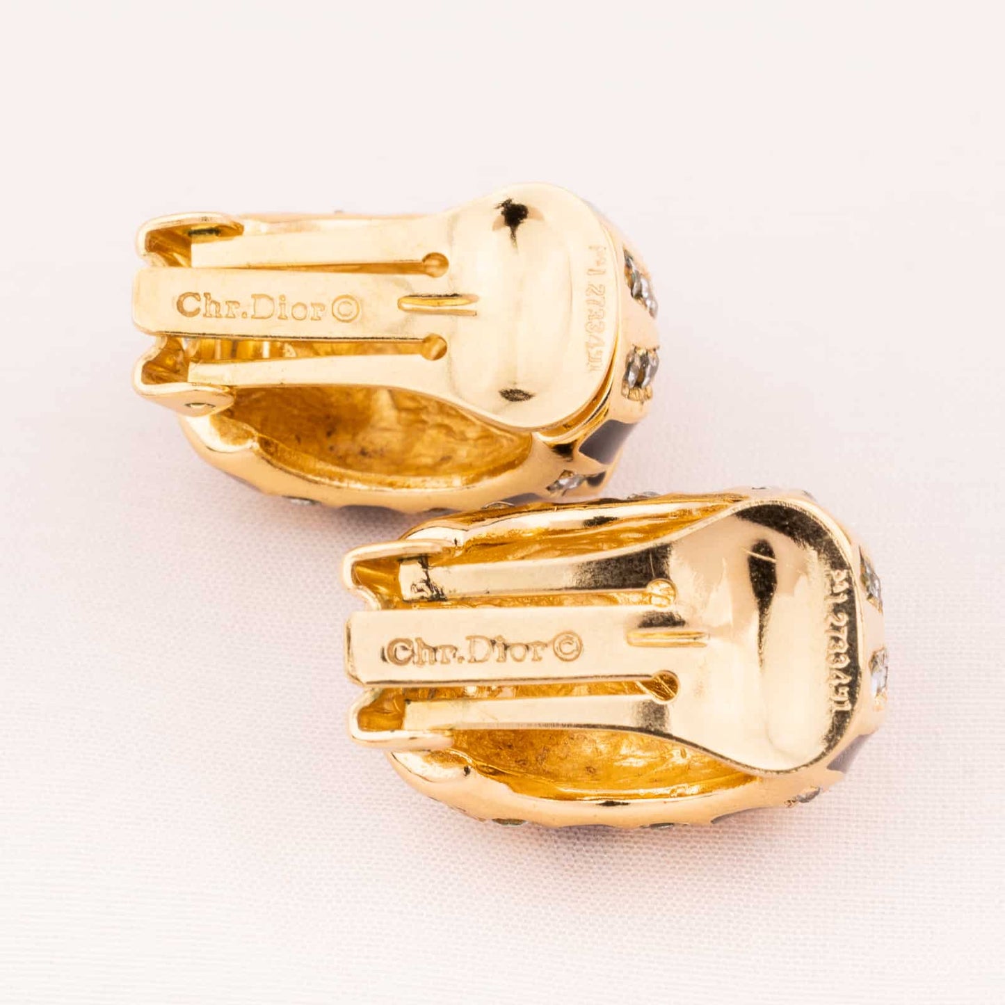 Dior-Ohrclips-vergoldet-Signatur