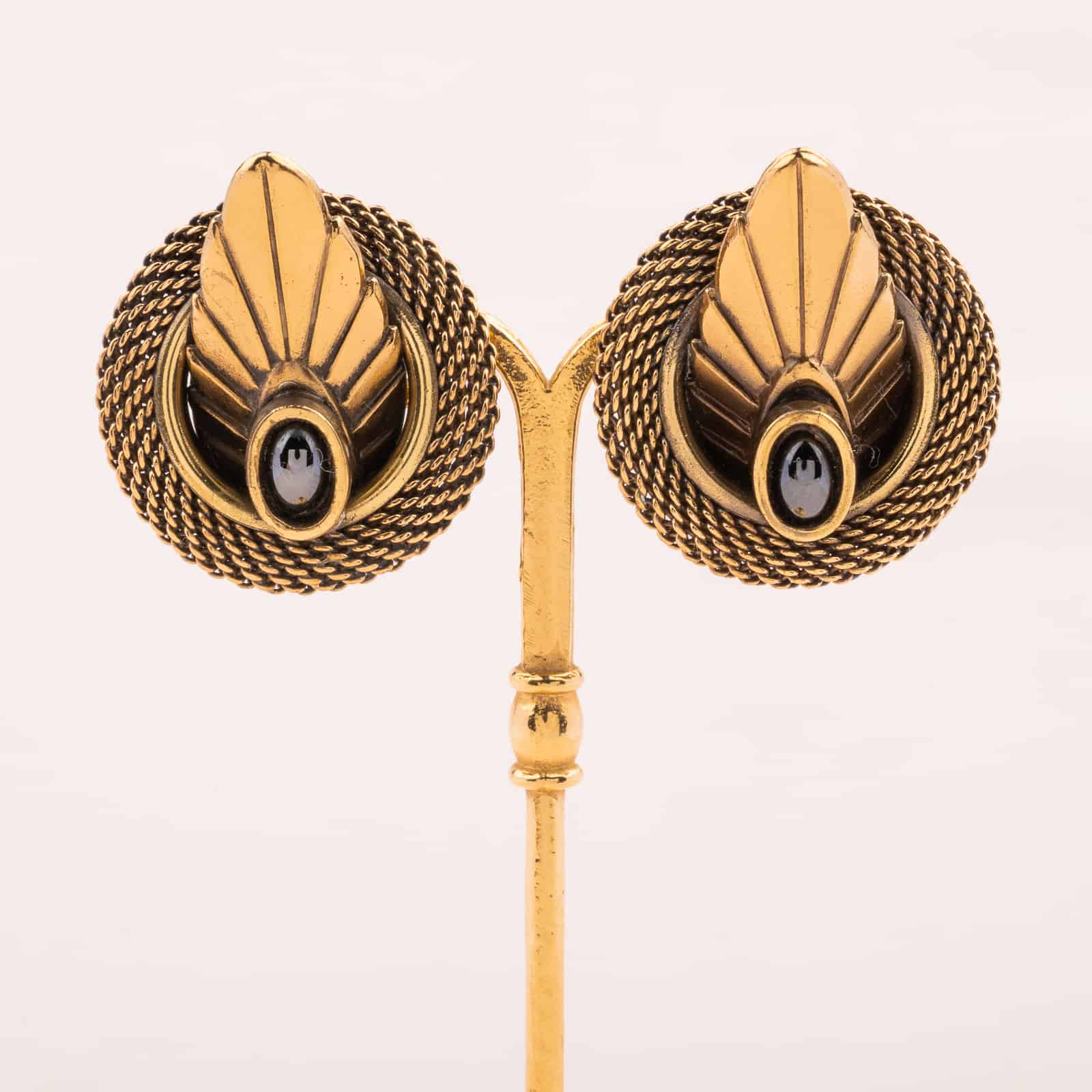 Retro Simple Round Resin Earrings Ear Clips - Temu United Arab Emirates