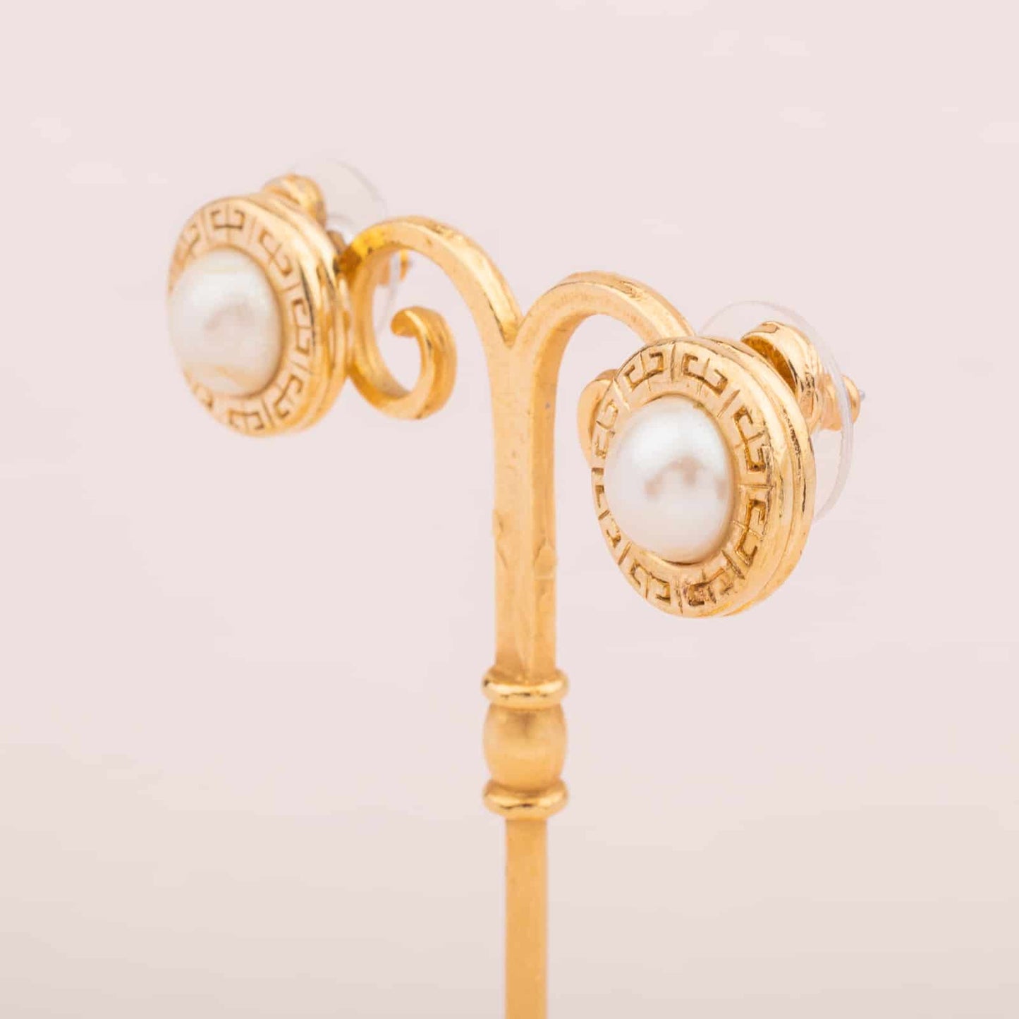 Givenchy-Perlenstecker-in-vergoldeter-Fassung