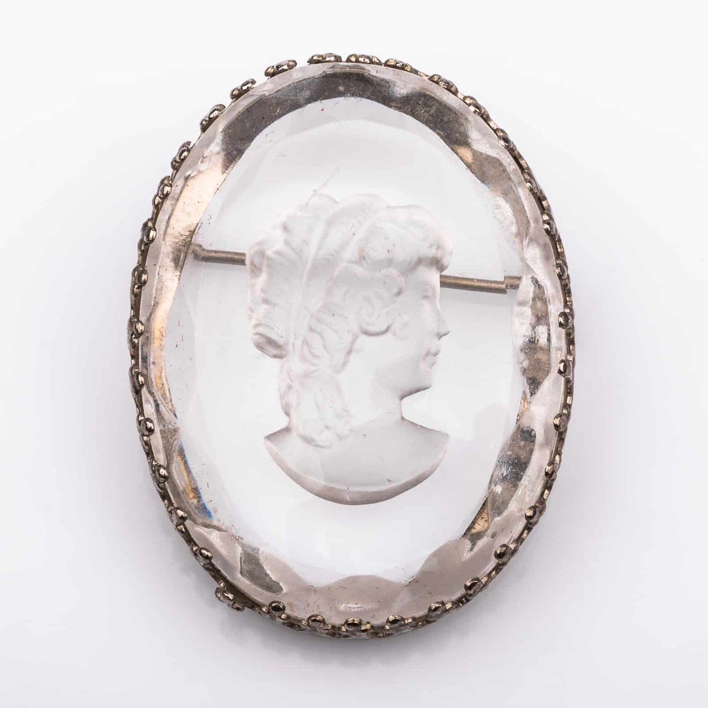 Intaglio-transparente-Brosche-Antik-Revival