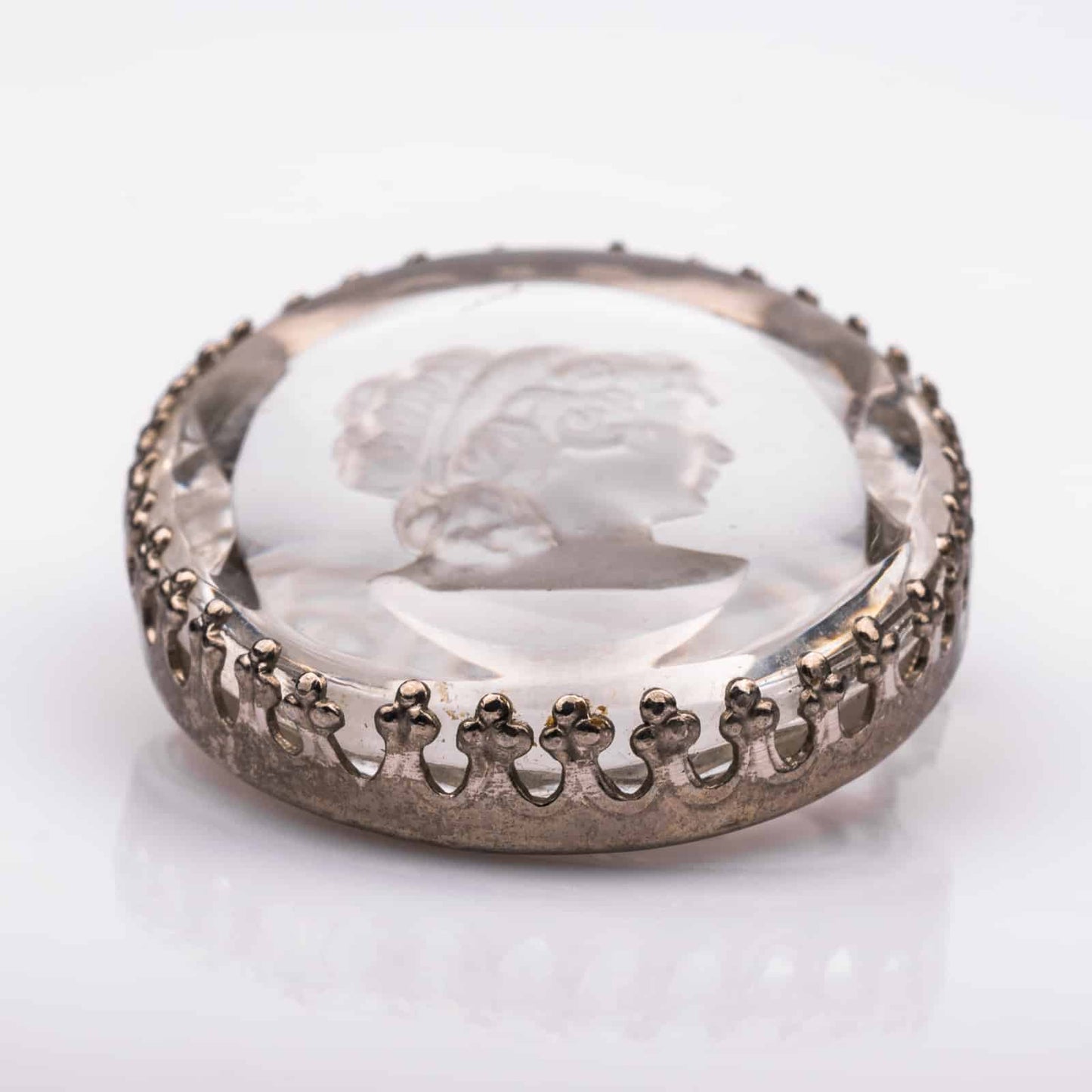 Intaglio-transparente-Brosche-Antik-Revival