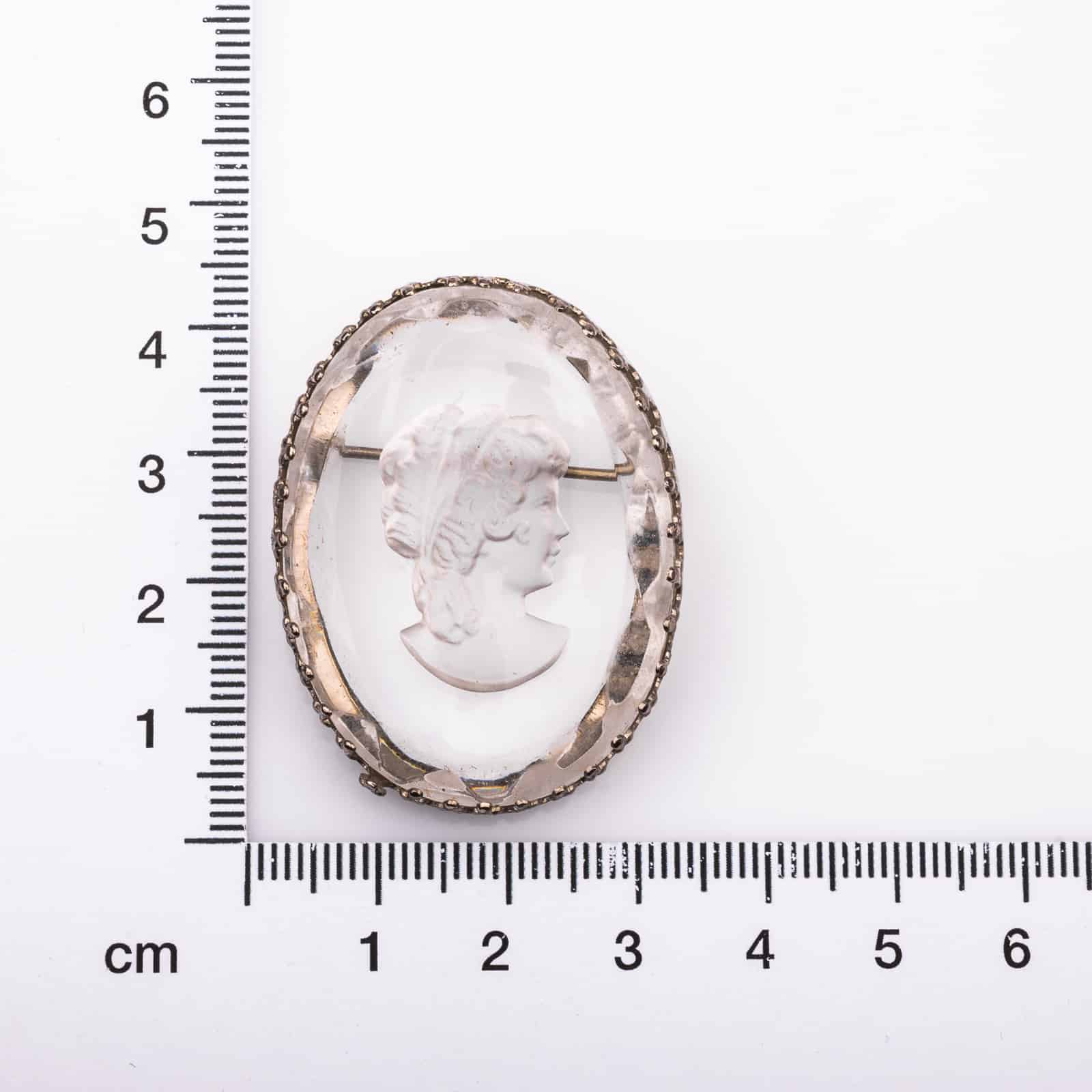 Intaglio-transparente-Brosche-Antik-Revival