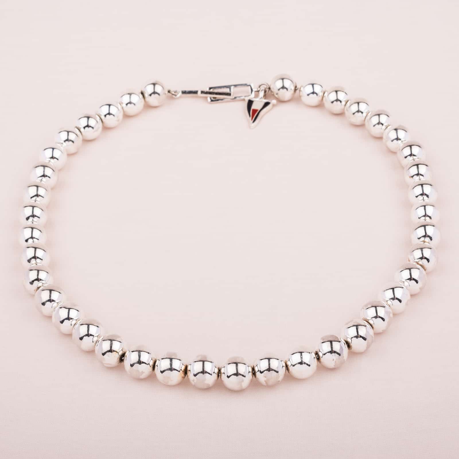 Classic ball chain made of silver-colored metal – Find Vintage Beauty