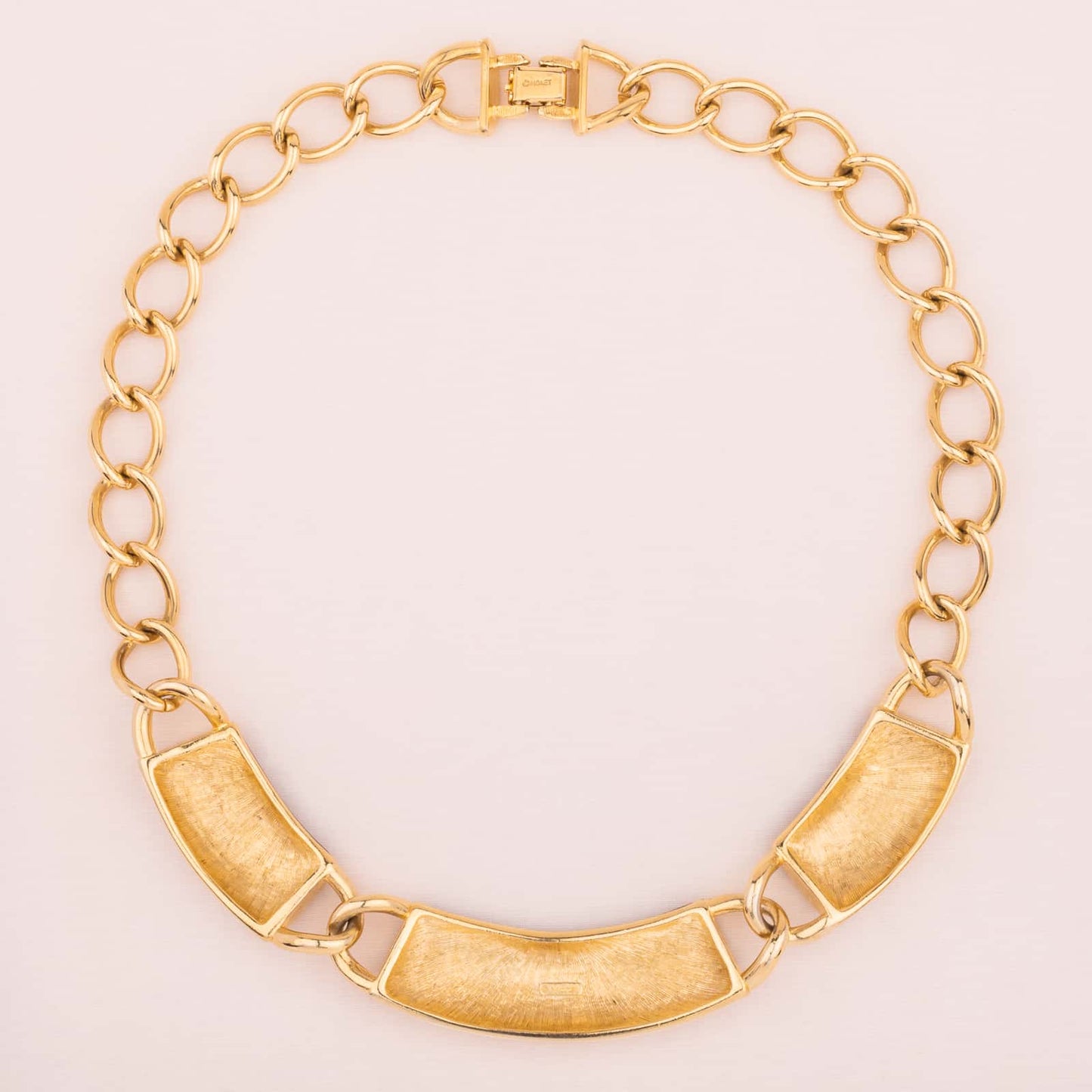 Monet-vergoldetes-Collier-Rückseite-80s