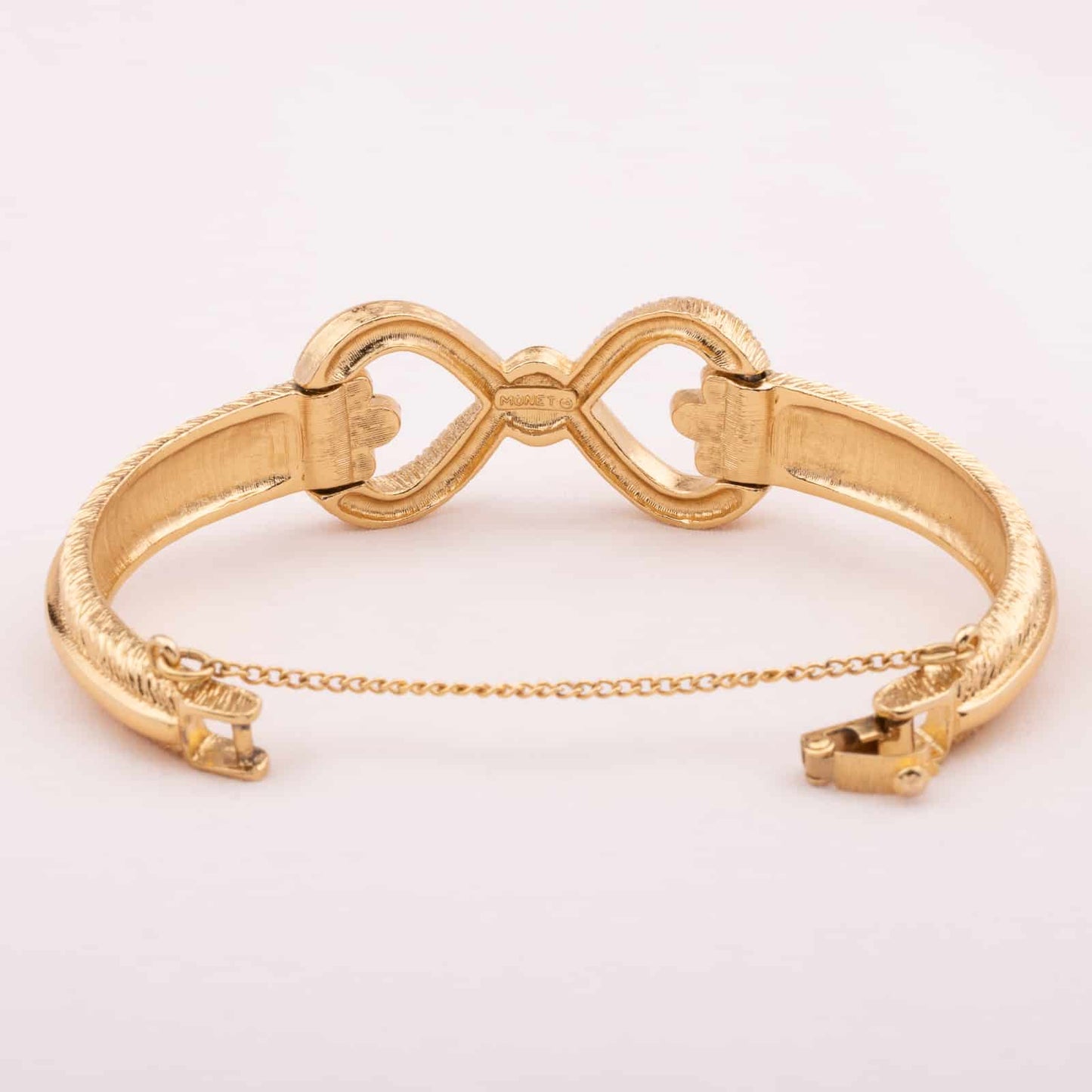 Monet-vergoldetes-Armband-Eternity-Design-mit-Sicherheitskette