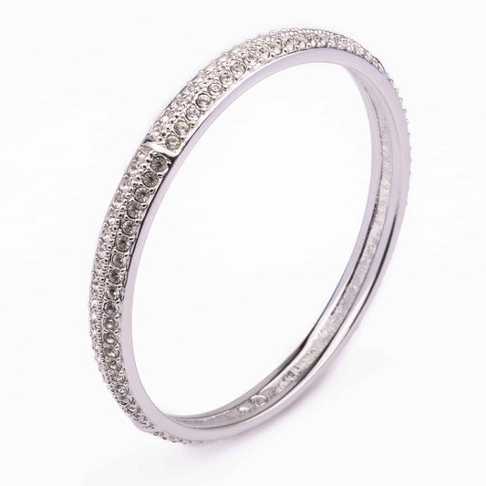 Swarovski-Armreif-silberfarben-Kristalle