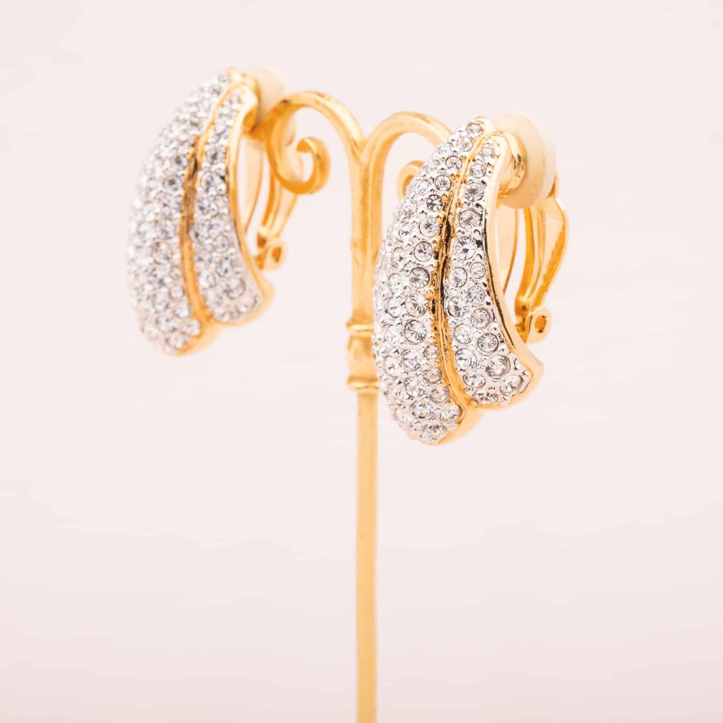 Swarovski-Vintage-Ohrclips-im-80s-Art-Deco-Design