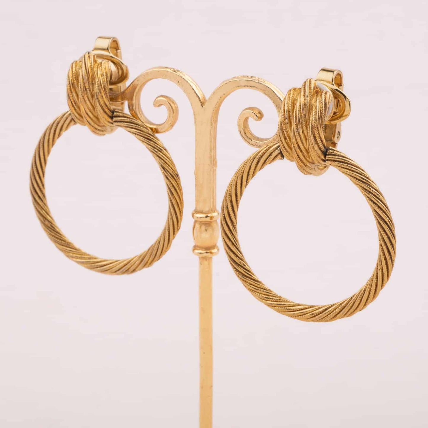 Trifari-Vintage-Kreolen-Ohrclips