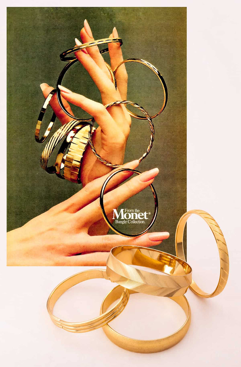 Modeschmuck Trend für den Sommer 2024 - Vintage Armreifen mit dem Original Retro-Chic