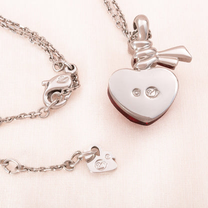 Swarovski-Halskette-silberfarben-Herzanhänger-Rückseite-Schwan-Signatur