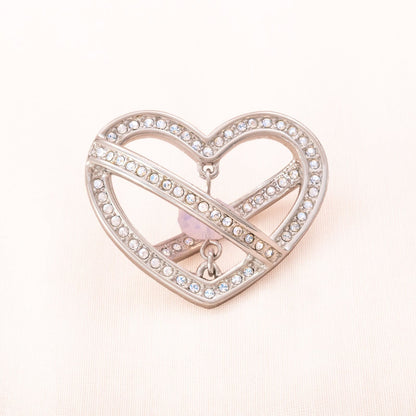 Swarovski-Herz-Anhänger-rhodiniert-Kristalle-rosa-Perle