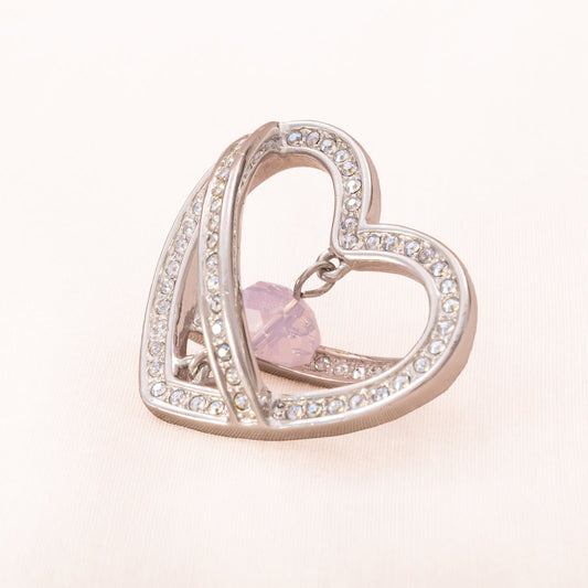 Swarovski-Herz-Anhänger-rhodiniert-Kristalle-rosa-Perle