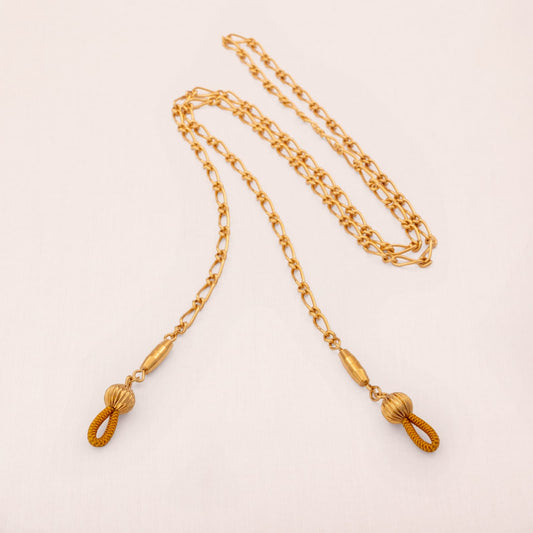 Avon-Vintage-Brillenkette-vergoldet