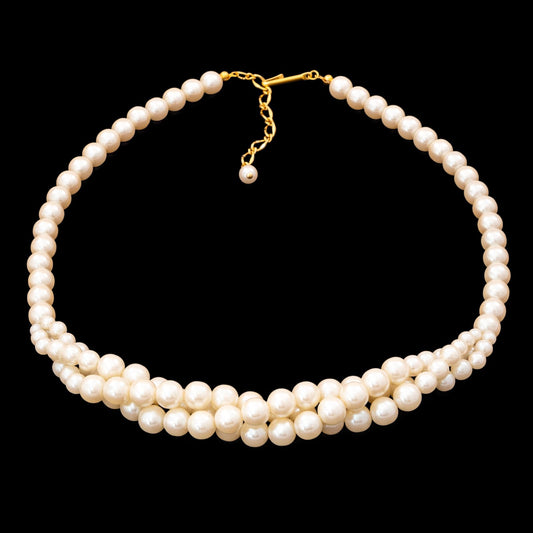 Avon-Perlenkette-drei-umeinander-gedrehte-Stränge-vorne-1993