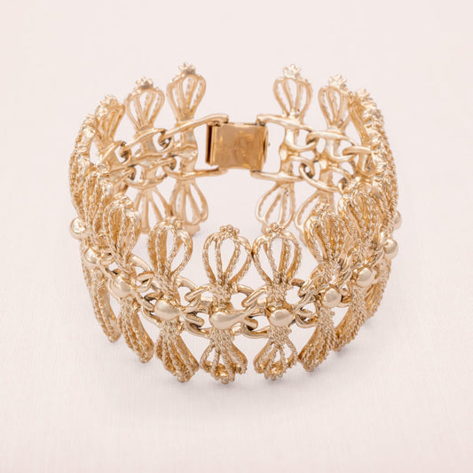 Emmons-Armband-Lace-Design-1960s-hell-goldfarben