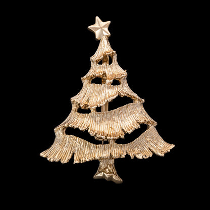 Gerrys-Weihnachtbaum-Brosche-vergoldet