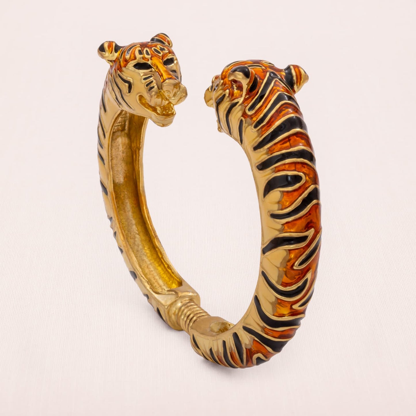 KJL-Armreif-Tiger-Design-Emaille-vergoldet