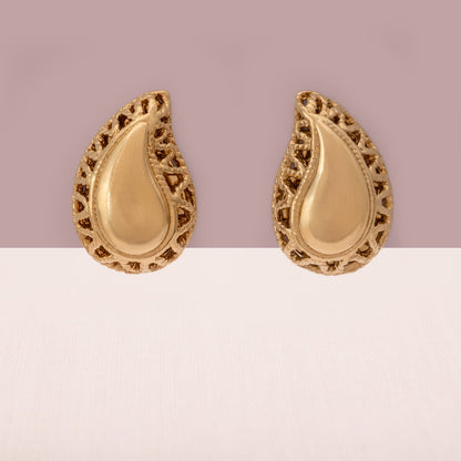 Pierre-Lang-Ohrringe-Paisley-Design-vergoldet