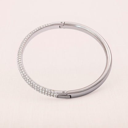 Swarovski-Armreif-zum-öffnen-rhodiniert-Kristallbesetzt