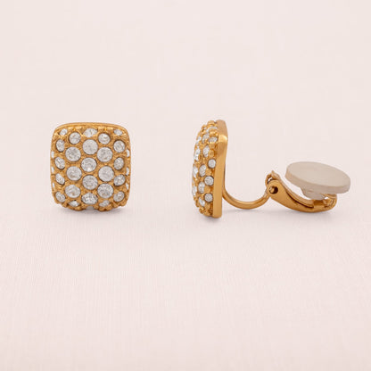 Swarovski-Ohrclips-eckig-vergoldet-Kristallbesetzt
