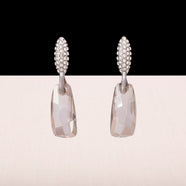 SWAROVSKI Ohrringe silberfarbene Kristall Hänger