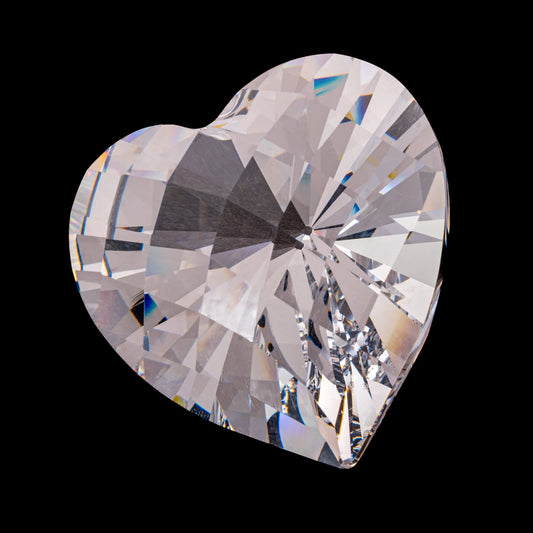 Swarovski-großes-Kristall-Herz-Sammlerstück-Briefbeschwerer-Geschenk