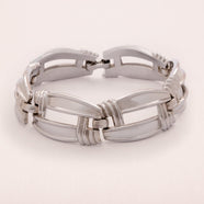 TRIFARI Armband 1960er silberfarben Gliederarmband Vintage Schmuck