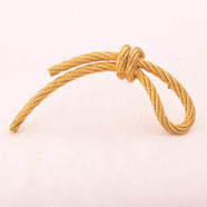 Christian DIOR large cord loop brooch