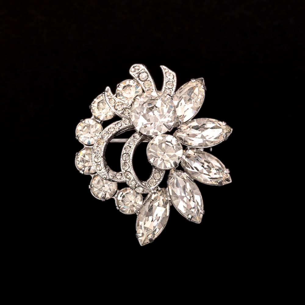 Eisenberg-Ice-Brosche-glitzernde-Strasssteine