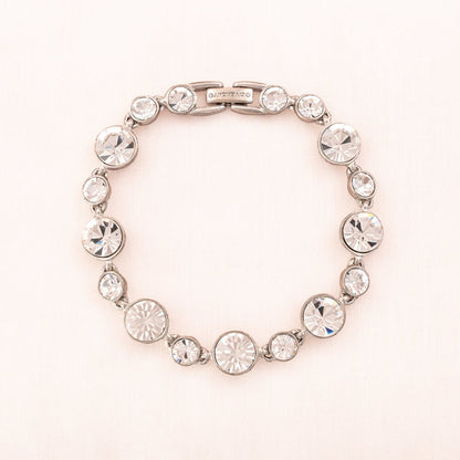 Givenchy-Armband-Tennisarmband-silberfarben-rnde-Kristalle