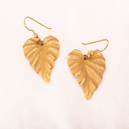 Monet-Ohrringe-vergoldete-Blätter-Hänger