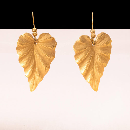 Monet-Ohrringe-vergoldete-Blätter-Hänger