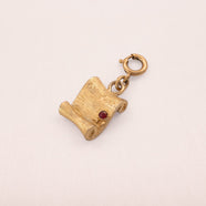 MONET Charm pendant gold-plated diploma for charm bracelet