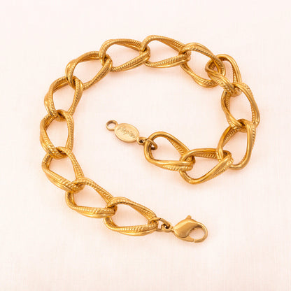Napier-Armband-vergoldete-Kettenglieder