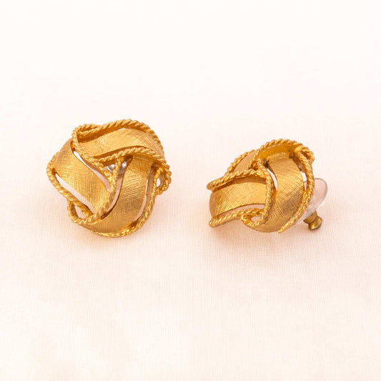 Napier-Ohrringe-Knoten-vergoldet