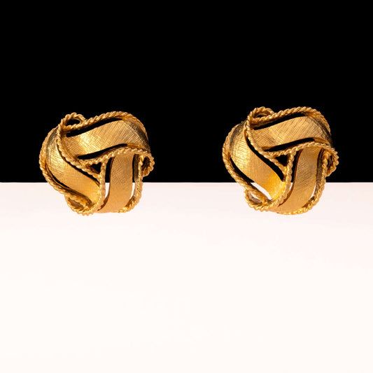 Napier-Ohrringe-Knoten-vergoldet
