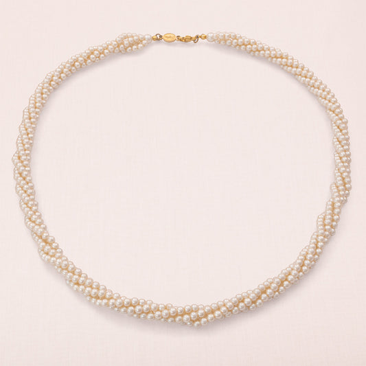 Napier-Perlenkette-gedrehte-vier-Stränge