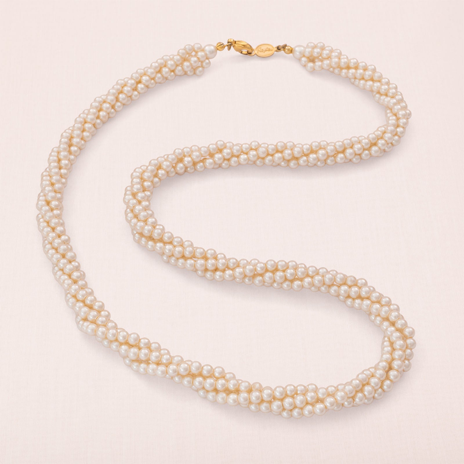 Napier-Perlenkette-gedrehte-vier-Stränge