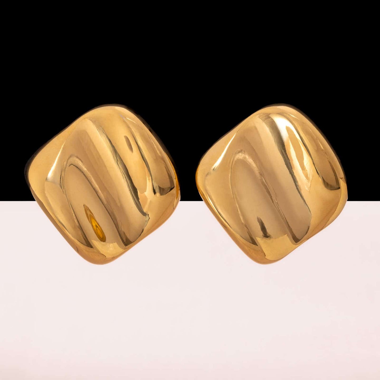 NINA RICCI vergoldete Ohrringe mit edlem Design