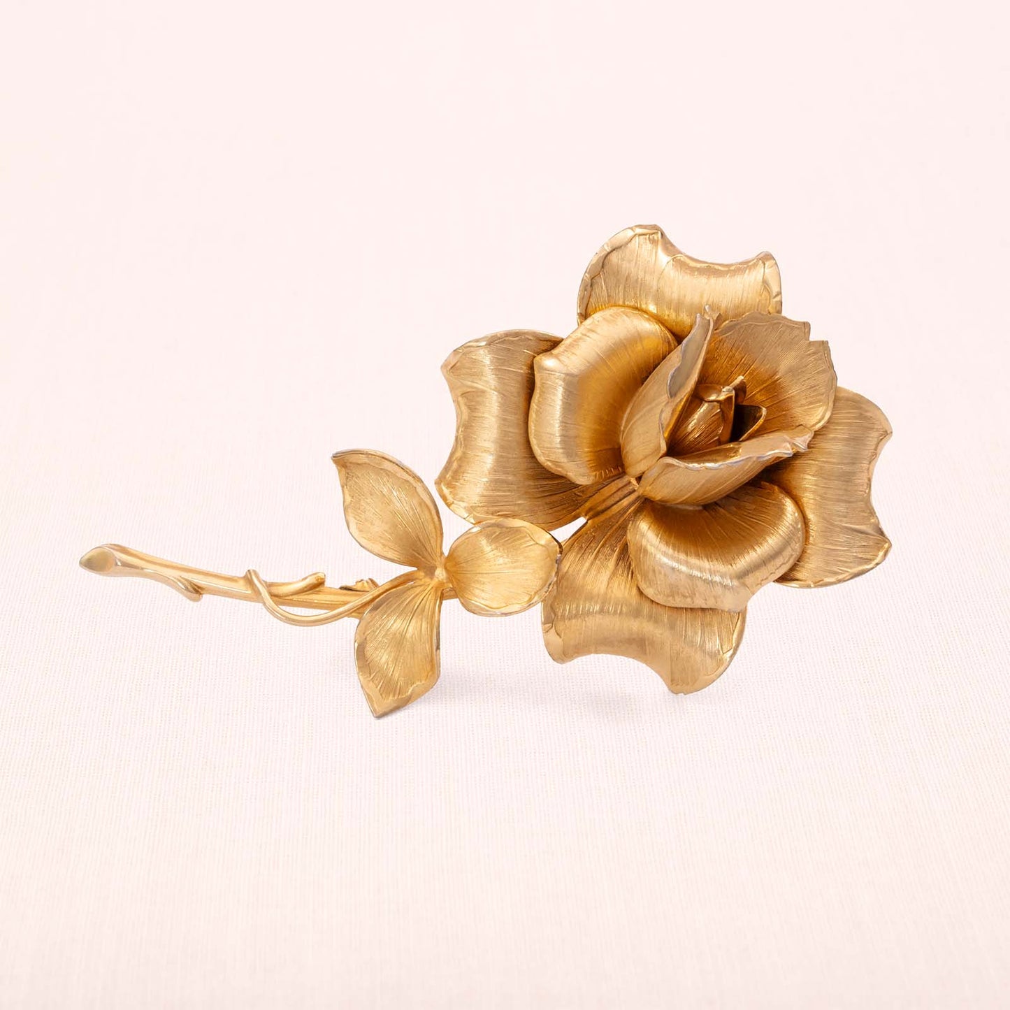 Pastelli-Brosche-vergoldete-Rose