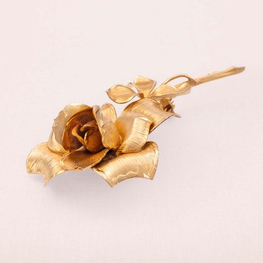 Pastelli-Brosche-vergoldete-Rose