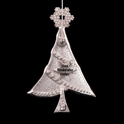 Swarovski-Weihnachtsbaum-Brosche-rhodinierte-Rückseite-Rockefeller-Signatur